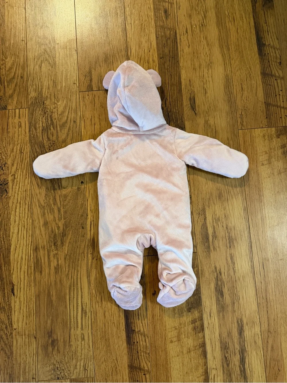 Carter's Plush Pink Hooded Winter Snow Suit
